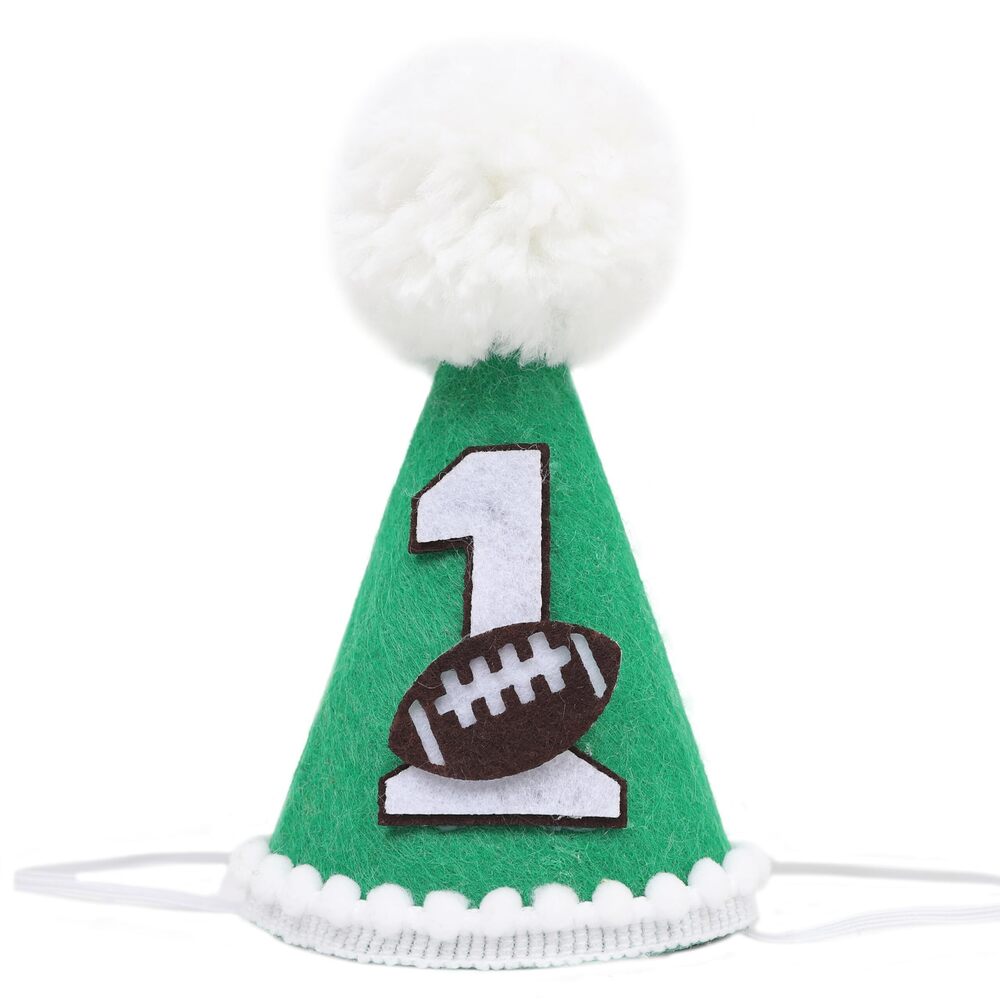 5706 Boy Football 1st Birthday Hat - Football First/1st Birthday
